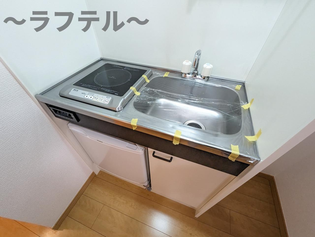 所沢市大字山口のアパートのキッチン