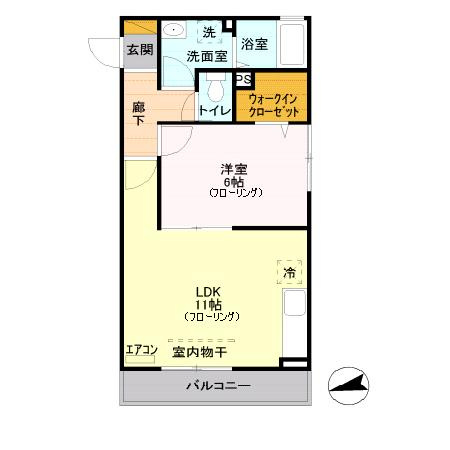 フルールさくらの間取り