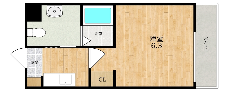 オリーブミネット郡山九条の間取り