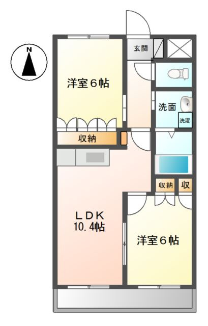 Ｙ’ｓマンションの間取り