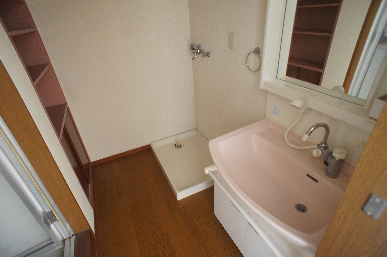 天理市田井庄町の賃貸マンションの洗面所