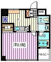 URBAN　SELECT　MUSASHIURAWAの間取り|※間取り反転