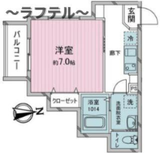 ヨーク所沢Ⅱの間取り|6