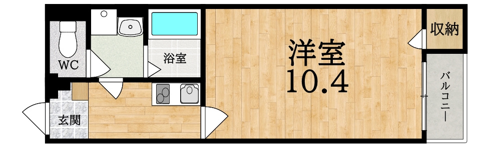 クレイノカンナの間取り