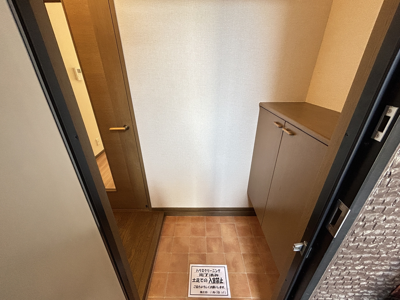 ヴェルリバージュの玄関|毎日通る玄関はこちらです
