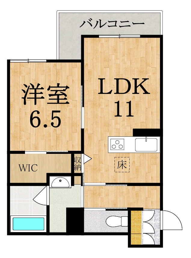 シャーメゾン　ジュネスの間取り
