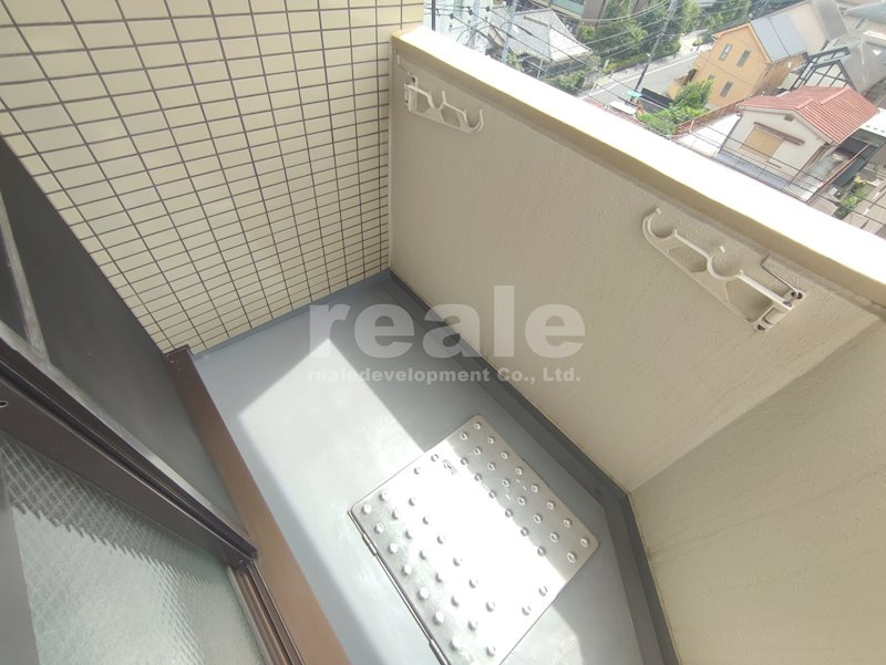 練馬区関町南３丁目の賃貸マンションのバルコニー