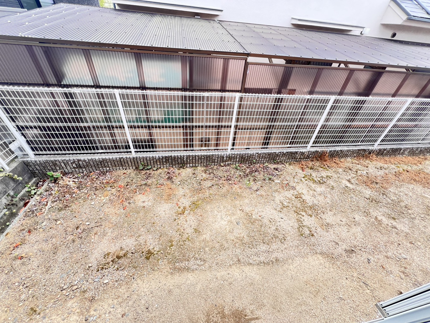 コスモ中町102の庭|お庭が付いています