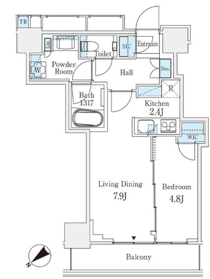 MID TOWER GRANDの間取り
