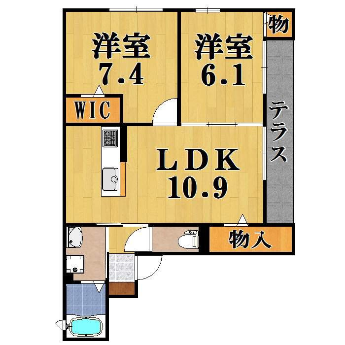 Ｒｅーｆｒｅの間取り