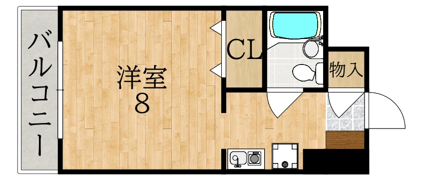 福島ビルの間取り