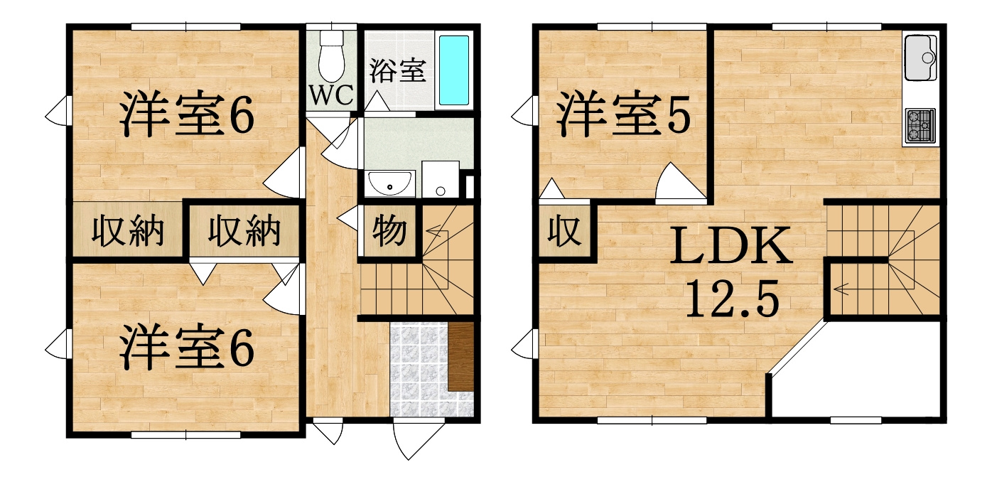クレストール八上の間取り