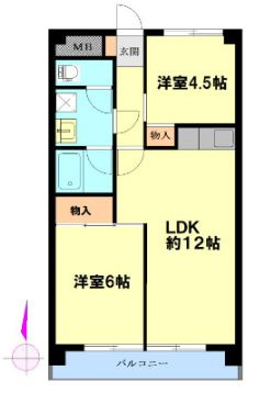 ビアリッツ幸町の間取り