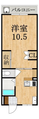 聖和ハイツ生駒の間取り