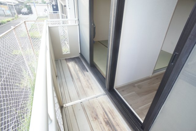 セジュール５番館のバルコニー