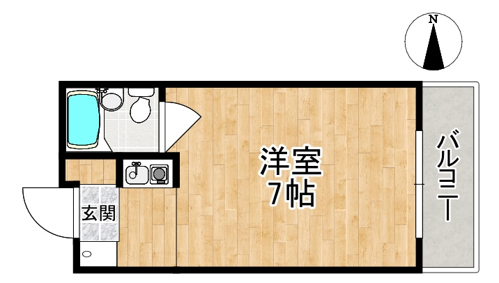 ハイツＣＡＭＰＵＳの間取り