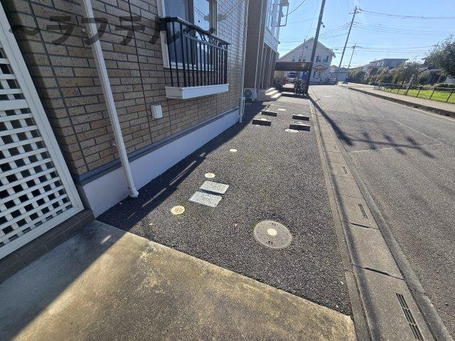 リバーパークの駐車場