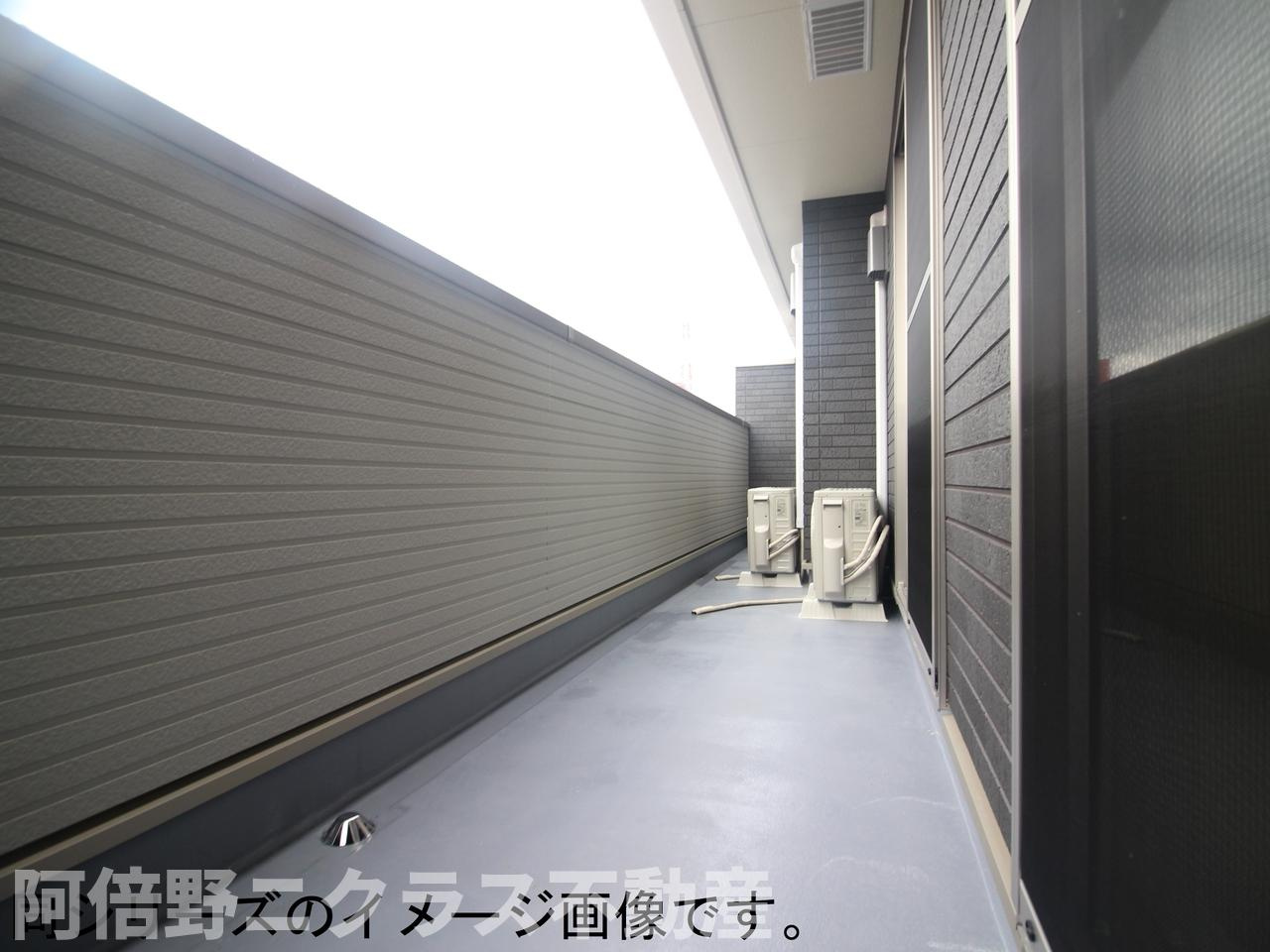 フォレストメゾン帝塚山のバルコニー|内装は参考写真です。
