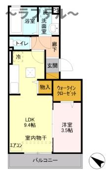 カーサリリオの間取り