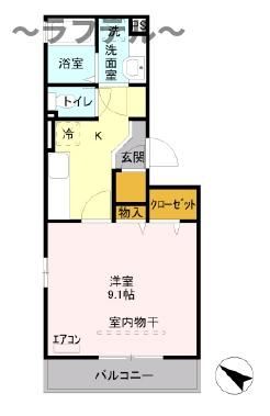 カーサリリオの間取り
