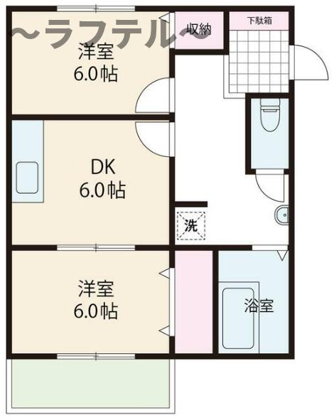グリーンハイツの間取り