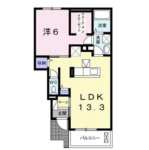 ワンオフティの間取り