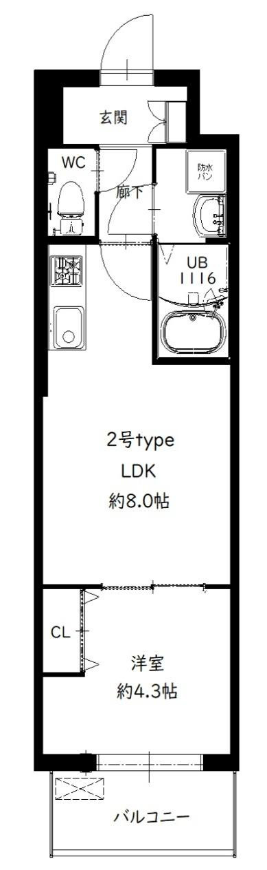 Jino花園町の間取り