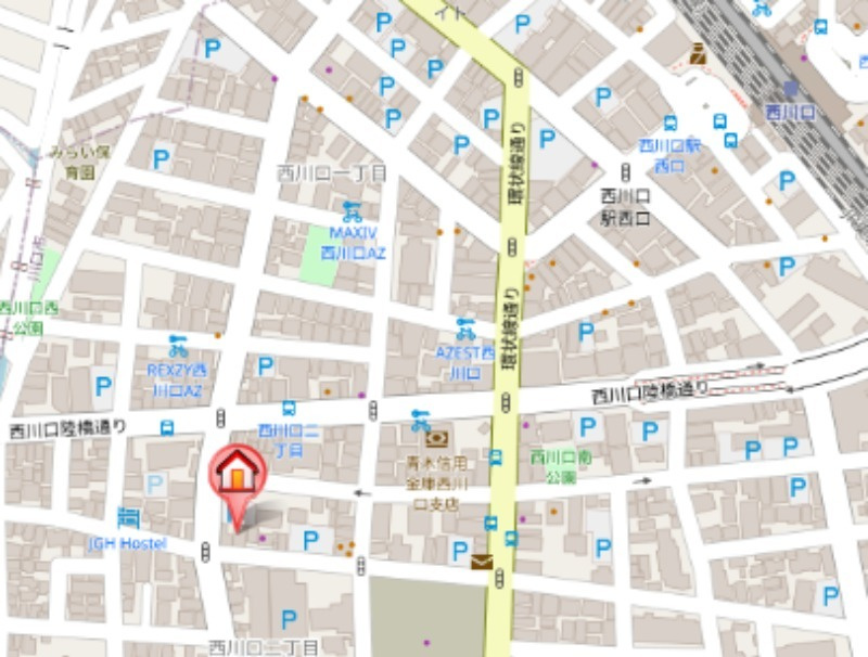 luxe西川口の地図