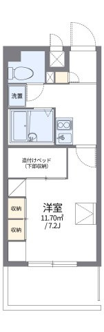 レオパレス佐保川の間取り