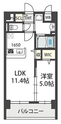 グランパシフィック花園Luxeの間取り