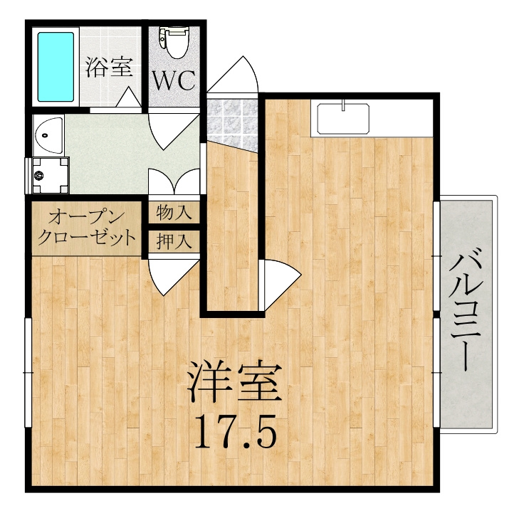レジデンスボナールＩの間取り