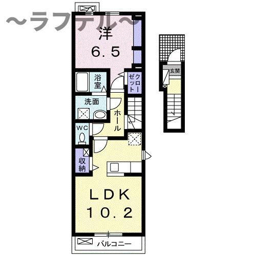 イリーデ オーブの間取り