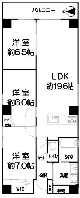 オブリオポルタ上町台の間取り