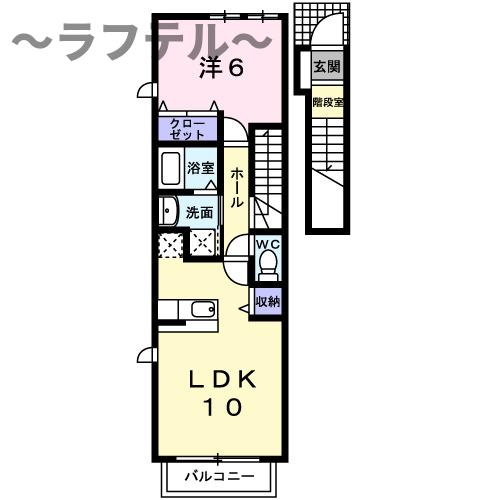 ウエスト　マロン・ＮＫの間取り