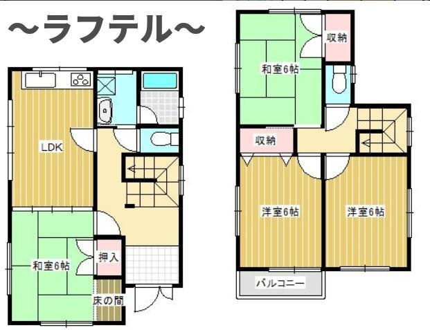 SKヴィレッジC棟の間取り