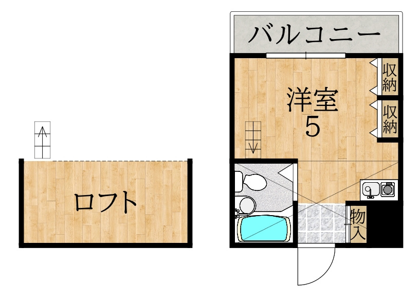 シングルモアの間取り