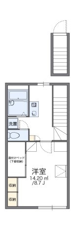 レオパレス万葉の間取り