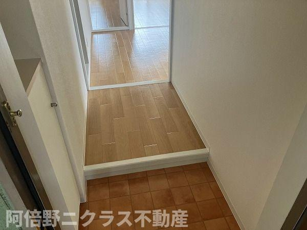 ロワーメゾン岸ノ里の玄関