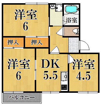 ルミエール四条の間取り
