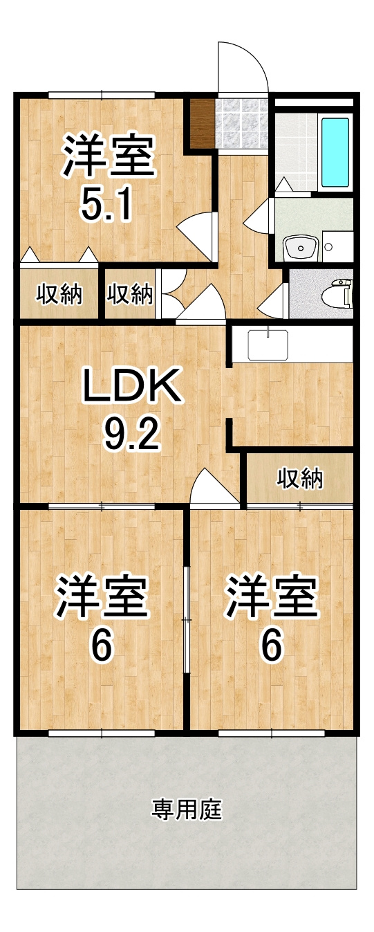 アベニールの間取り