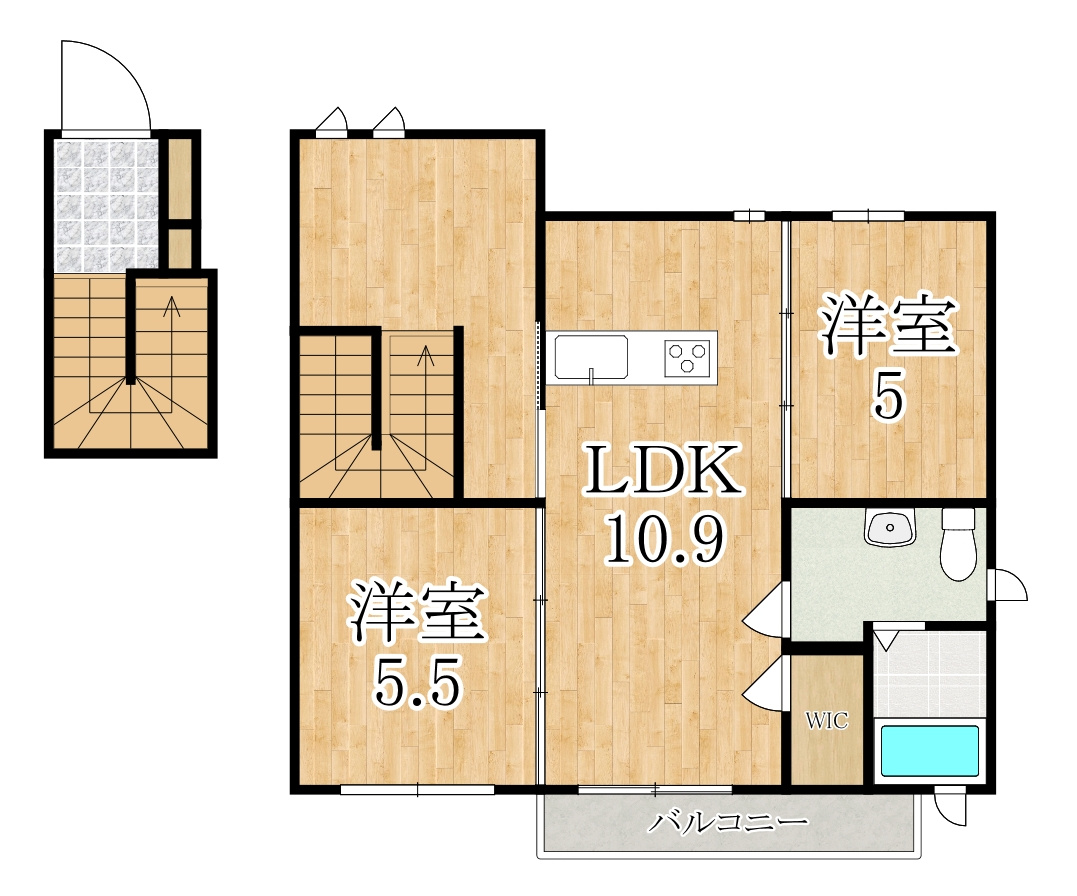 Charme 　C棟の間取り