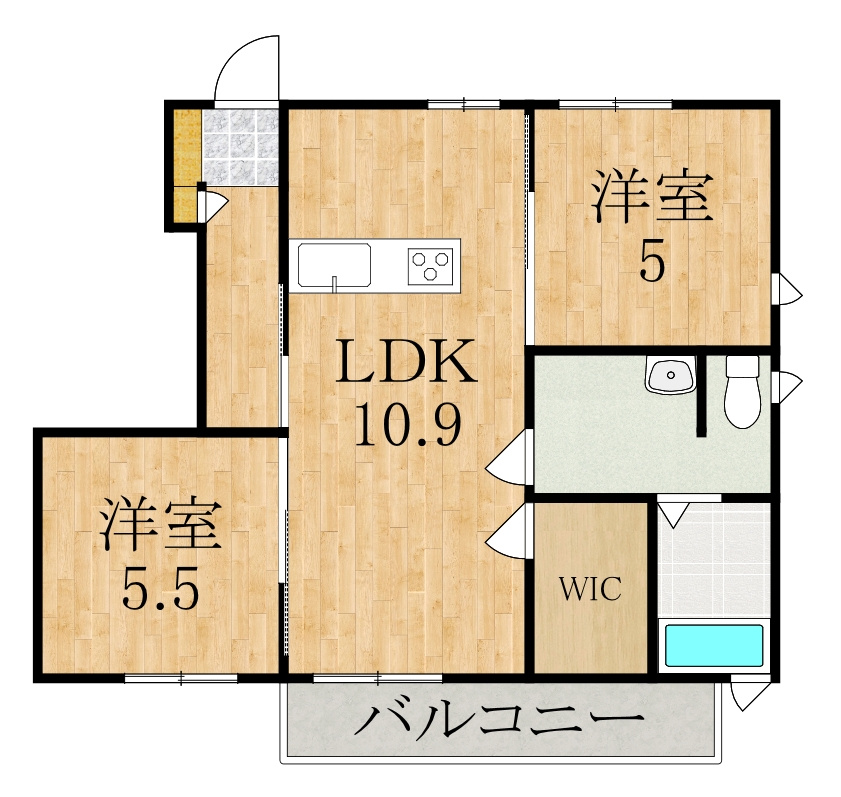 ファミールｉの間取り