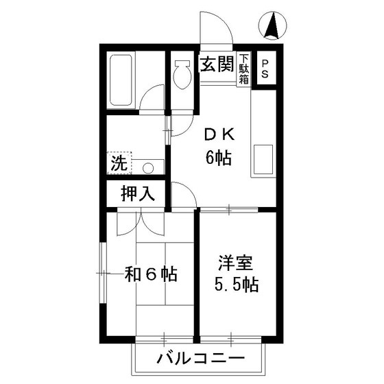 クレイドル２１の間取り