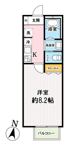 キャメル西所沢プレミアの間取り