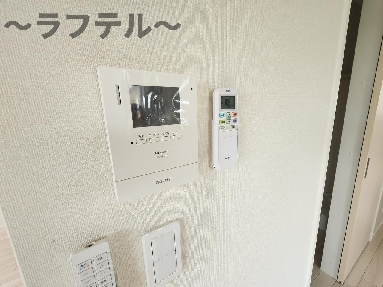 入間市狭山台 アパートＡ棟新築工事のセキュリティ|同メーカー施工　別部屋イメージ写真