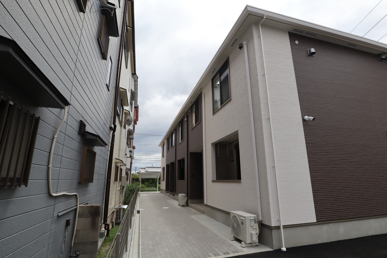 （仮称）大和高田市有井新築アパートのエントランス