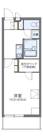 レオパレスビューテラス草内の間取り