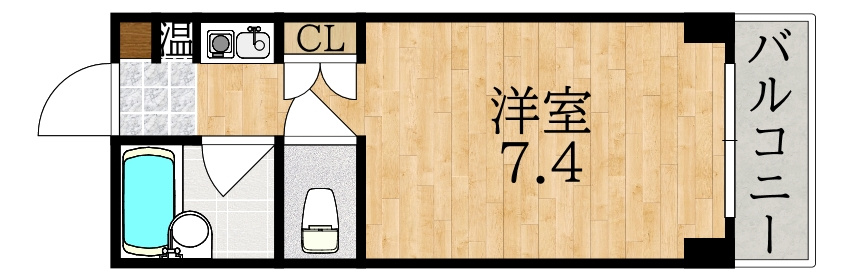 ダイワ学園前ロジングハウスＣの間取り