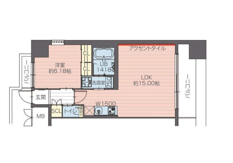 プレジオ帝塚山 の間取り