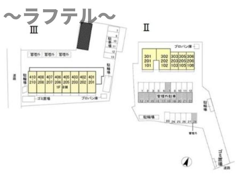 レッドウッド　Ⅱの区画図